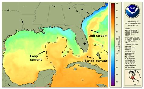 The Gulf of Mexico Loop Current | NOAA CoastWatch & OceanWatch