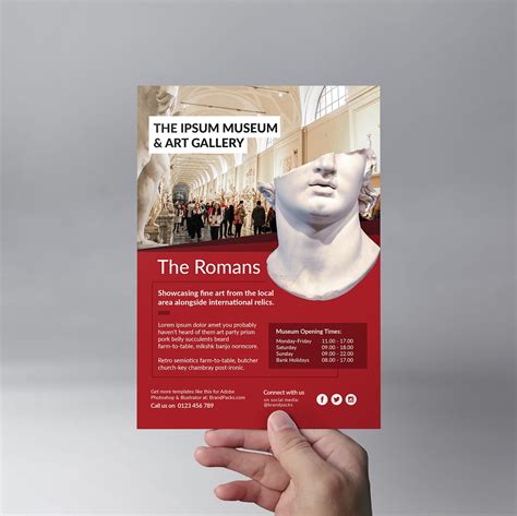 Free Museum Flyer Templates - PSD, Ai & Vector - BrandPacks