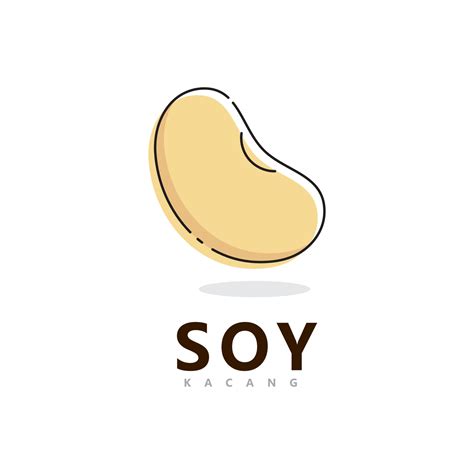 Soybean Logo vector template design. Healthy Food simple vector illustration 6893946 Vector Art ...