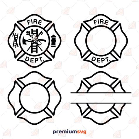 Fireman Logos Clipart