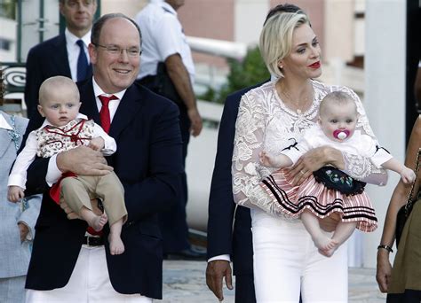 Monaco royal twins Prince Jacques and Princess Gabriella enjoy ...