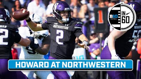 Howard at Northwestern | Oct. 7, 2023 | B1G Football in 60