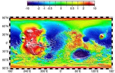 Map of Mars' Topography | NASA Jet Propulsion Laboratory (JPL)