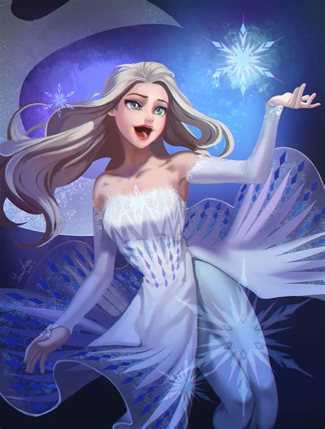 ArtStation - Frozen fanart Elsa