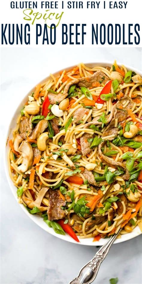 Easy Spicy Kung Pao Beef Noodles | Kung Pao Beef Recipe