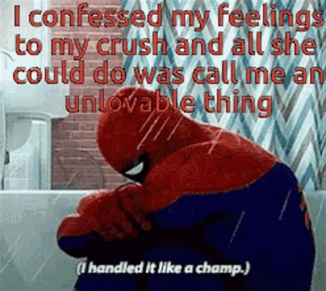 Spider Man Crying GIF - Spider Man Crying Shower - Discover & Share GIFs