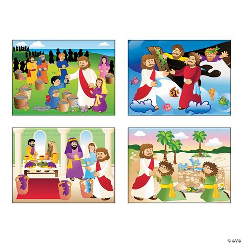 Miracle of Jesus Mini Sticker Scenes