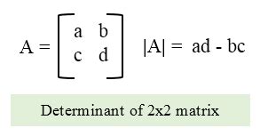 Determinant of a Matrix Flashcards | Quizlet