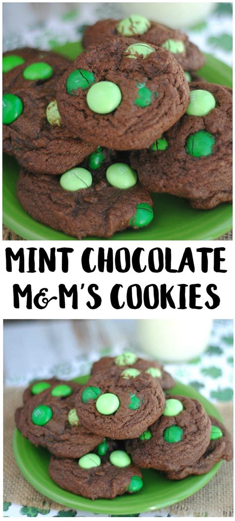 Mint Chocolate M&M's Cookies Recipe - {Not Quite} Susie Homemaker