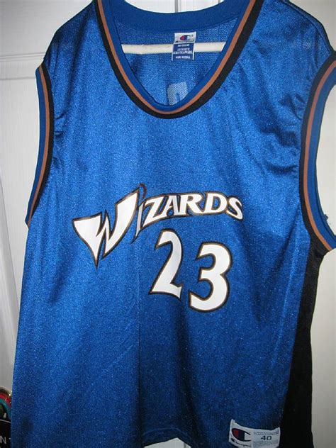 NBA Champion Washington Wizards Michael Jordan Jersey 23 Sz 40 Medium ...