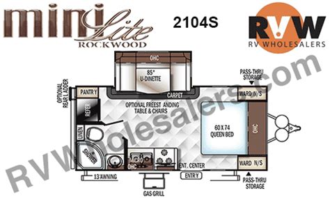 New 2017 Rockwood Mini Lite 2104S Travel Trailer by Forest River at RVNation.us – Original ...