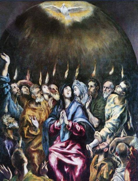 Pentecost - El Greco | Pentecost, High renaissance, El greco