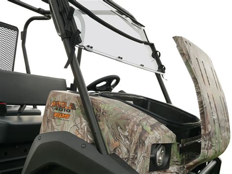 Kawasaki Mule 4010/Trans Multi-Fold Scratch Resistant Windshield | UTV HQ