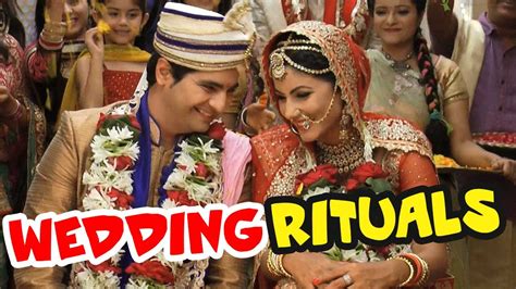 Akshara & Naitik's wedding rituals - YouTube