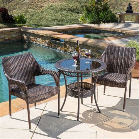 Bistro Set Outdoor Living Patio Furniture Small Space Sets - Houzz Interior Ideas