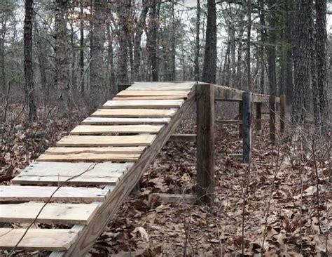 How to Build a Trail Wood Bridge from Pallet Planks!- Mtbr.com