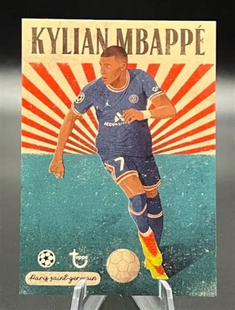 2021-22 TOPPS DECO UCL Artistry Kylian Mbappe PSG $14.00 - PicClick