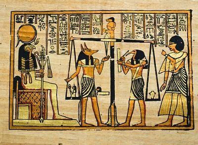 an egyptian scene with two men and one woman in ancient egypt, painted ...