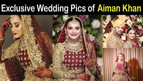 Aiman Khan Wedding Pictures, Fairytale Ceremony | Showbiz Hut