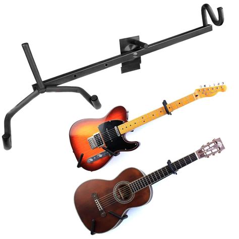 Adjustable Electric Guitar Wall Hanger Slatwall Horizontal Acoustic ...