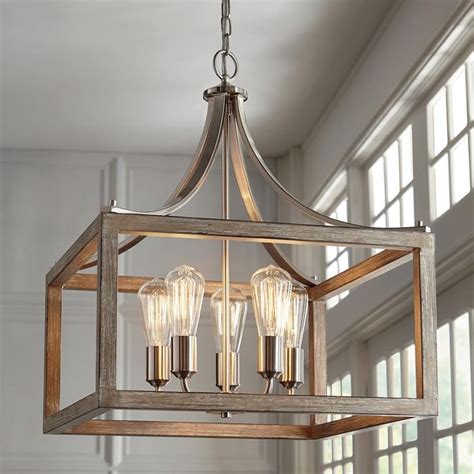 Home Decorators Collection Boswell Quarter 20 in. 5-Light Brushed Nickel Chandelier w… | Foyer ...