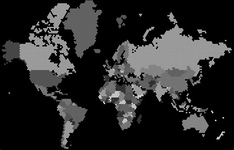 World Map Scale