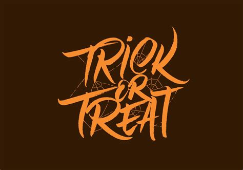 Trick Or Treat Vector Lettering 98039 Vector Art at Vecteezy