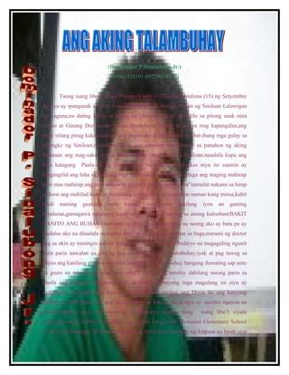 Ang Aking Talambuhay | PDF