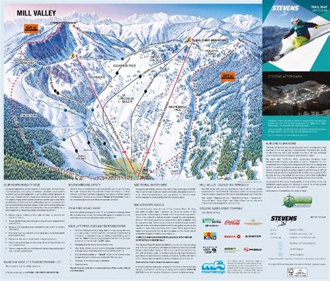 Stevens Pass Ski Trail Map, Free Download