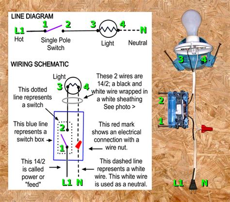 Single Pole Double Pole Switch Wiring Diagram