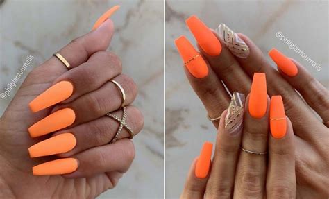 43 of the Best Orange Nail Art Ideas and Designs - StayGlam