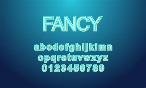 fancy font alphabet 3031157 Vector Art at Vecteezy