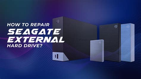 How to repair seagate external hard drive