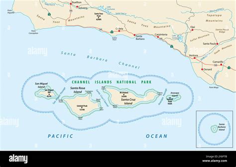 Channel Islands National Park Map – The World Map