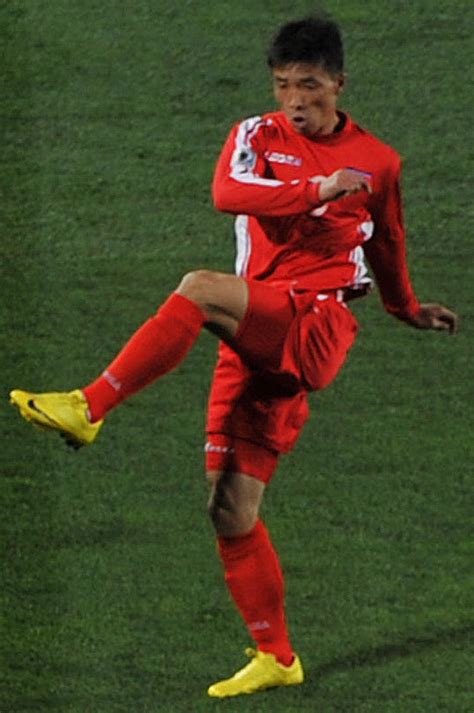 File:Chi Jun Nam, North Korean soccer player at FIFA 2010 World Cup vs ...