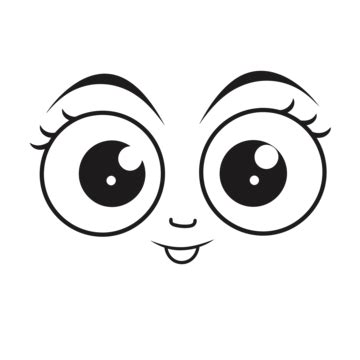 Happy Eyes Drawing PNG Transparent Images Free Download | Vector Files ...