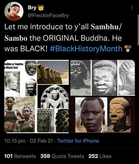 Ah yes the Buddha was black : r/facepalm