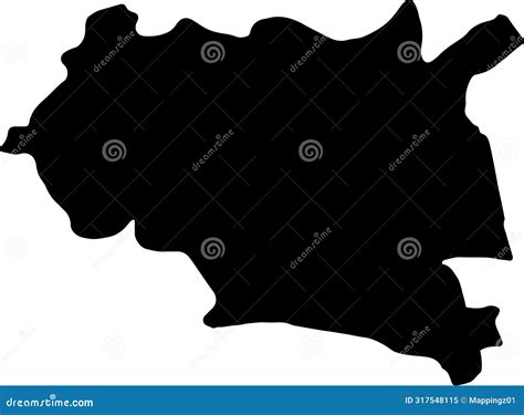 Maseru Lesotho Silhouette Map With Transparent Background Cartoon ...