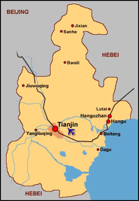 Tianjin Map - ToursMaps.com