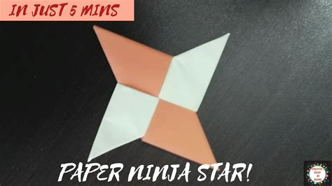 How to Make Paper Ninja Star For Kids -Easy Origami Crafts -Step by ...