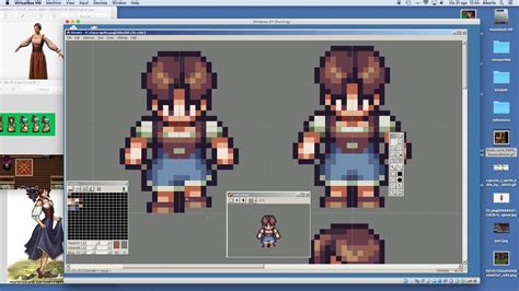 PIXEL ART TIME LAPSE #149 - RPG Character Animation in 4 Directions ...