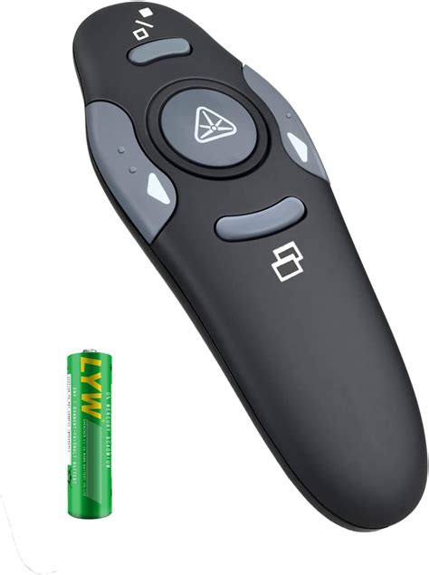 Presentation Clicker Pointer,2.4GHz Wireless Presenter Remote Presenter ...