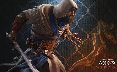 1000x624 Resolution Basim Assassins Creed Mirage 2023 Game Poster ...