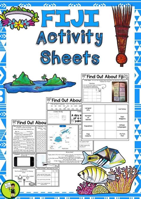 Fiji Reading and Writing Activities | Pacific Islands | Writing ...