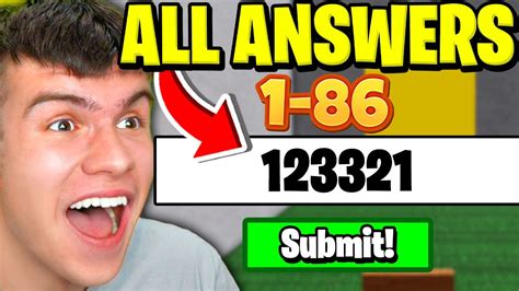 *NEW* ALL PUZZLE DOORS ANSWERS LEVEL 1-86! Roblox Puzzle Doors Walkthrough! - YouTube