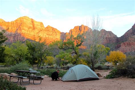 Camping In Zion National Park • Travel Tips