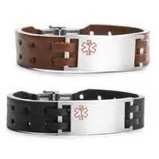 Leather Medical ID Bracelet | Leather ID Bracelet