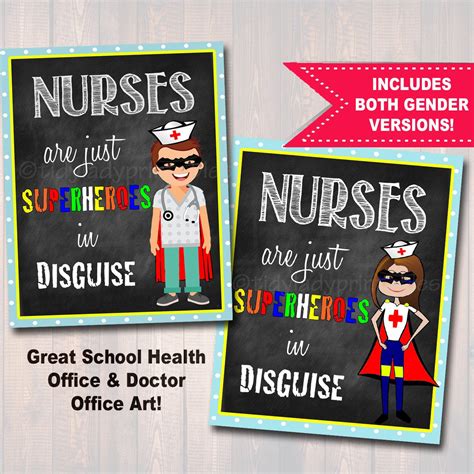 School Nurse Poster | TidyLady Printables