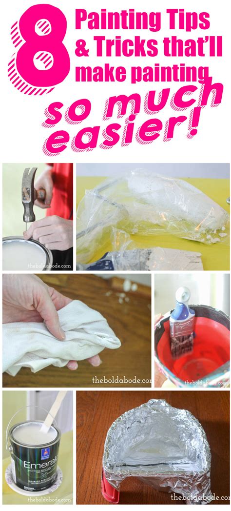 Painting Tips and Tricks that make painting SO much easier!