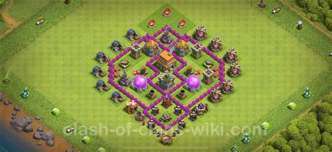 Farming Base TH6 with Link, Anti 2 Stars, Anti Everything - Clash of Clans 2024 - Town Hall ...